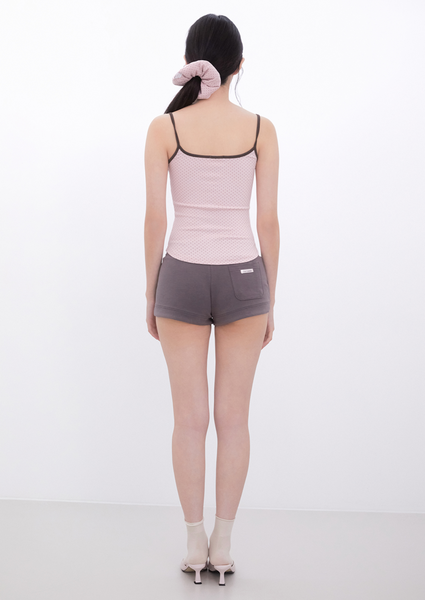 [Inner museum] Dot Two-Tone Sleeveless (PINK)