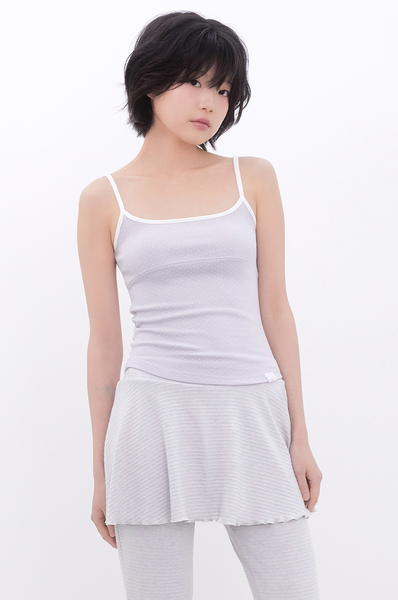 [Inner museum] Dot Two-Tone Sleeveless (BABYBLUE)