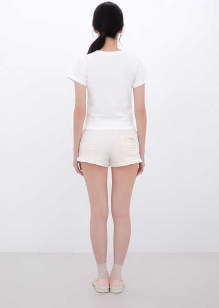 [Inner museum] Baking Print T-Shirt (PINK)