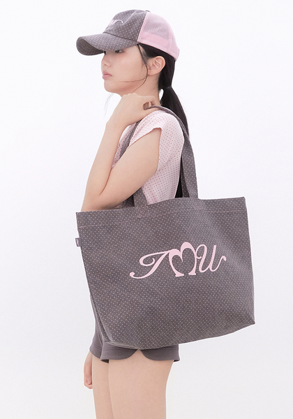 [Inner museum] Cotton Dot Two-tone Trucker Cap (COCOA)