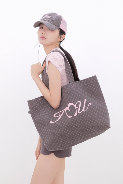 [Inner museum] Cotton Dot Printing Eco Bag (COCOA)