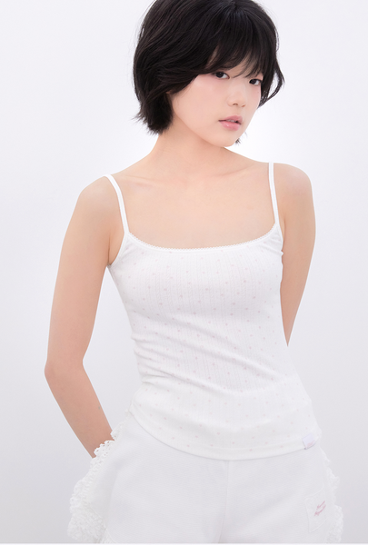[Inner museum] Star Frill Sleeveless (IVORY)