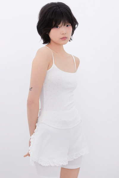 [Inner museum] Star Frill Sleeveless (IVORY)