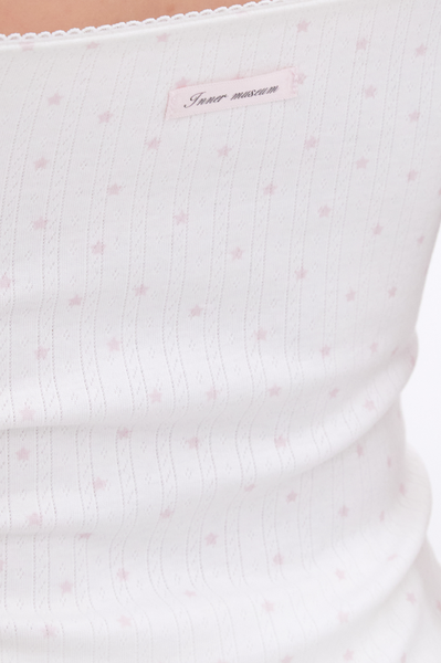 [Inner museum] Star Frill Sleeveless (IVORY)