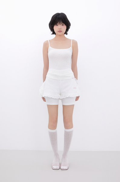 [Inner museum] Star Frill Sleeveless (IVORY)