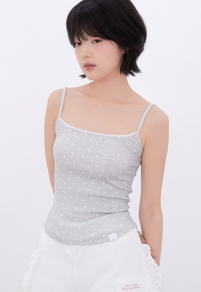 [Inner museum] Star Frill Sleeveless (GREY)
