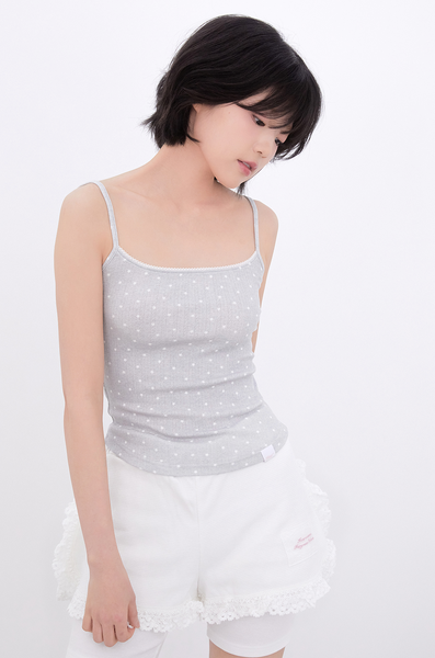 [Inner museum] Star Frill Sleeveless (GREY)