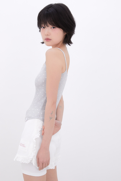 [Inner museum] Star Frill Sleeveless (GREY)