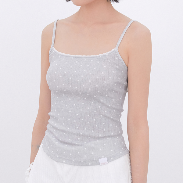 [Inner museum] Star Frill Sleeveless (GREY)