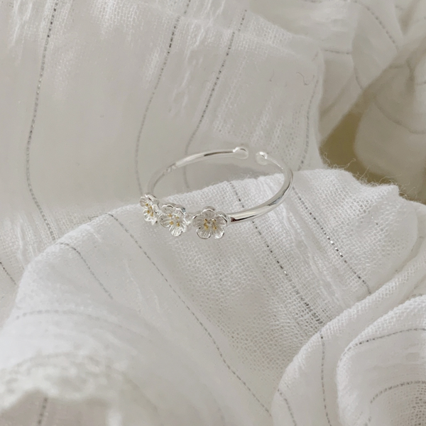 [SOYE PI-NE] Roa Flower Open Ring