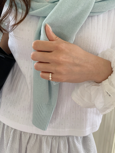 [SOYE PI-NE] Roa Flower Open Ring