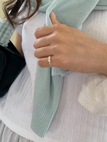 [SOYE PI-NE] Roa Flower Open Ring