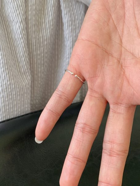 [SOYE PI-NE] Roa Flower Open Ring