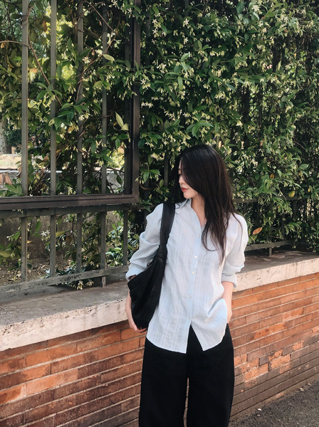 [SLOWAND] Summer Mood Stripe Shirt