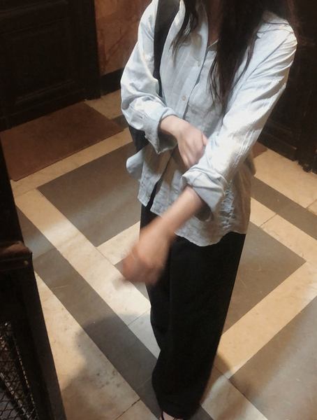 [SLOWAND] Summer Mood Stripe Shirt