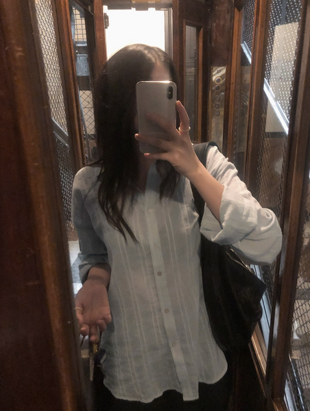 [SLOWAND] Summer Mood Stripe Shirt