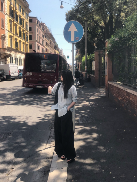 [SLOWAND] Summer Mood Stripe Shirt