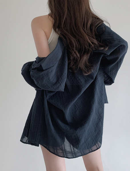 [SLOWAND] Summer Mood Stripe Shirt