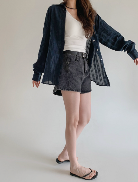 [SLOWAND] Summer Mood Stripe Shirt