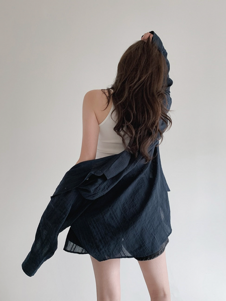 [SLOWAND] Summer Mood Stripe Shirt