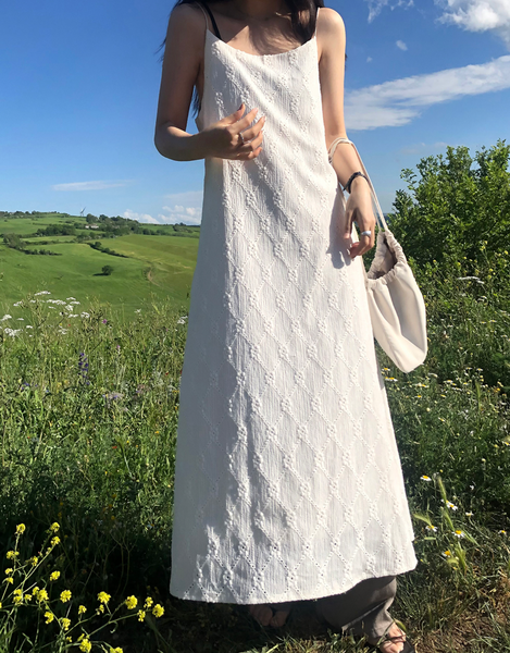 [SLOWAND] Pure Hippy Bustier Long Dress