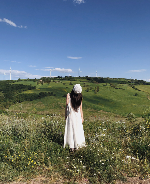 [SLOWAND] Pure Hippy Bustier Long Dress