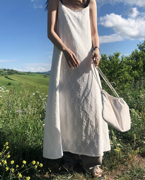 [SLOWAND] Pure Hippy Bustier Long Dress