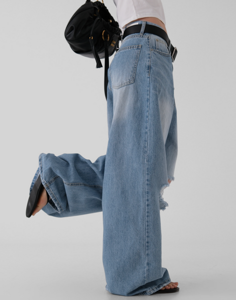 [AUTUMN] Surfer Damage Denim Pants