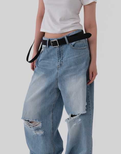 [AUTUMN] Surfer Damage Denim Pants