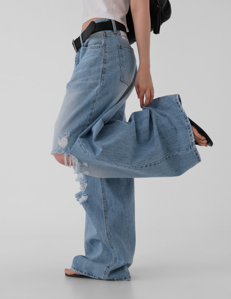 [AUTUMN] Surfer Damage Denim Pants