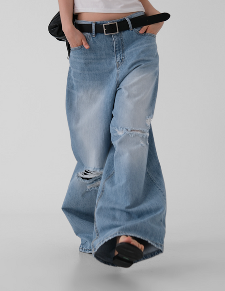 [AUTUMN] Surfer Damage Denim Pants