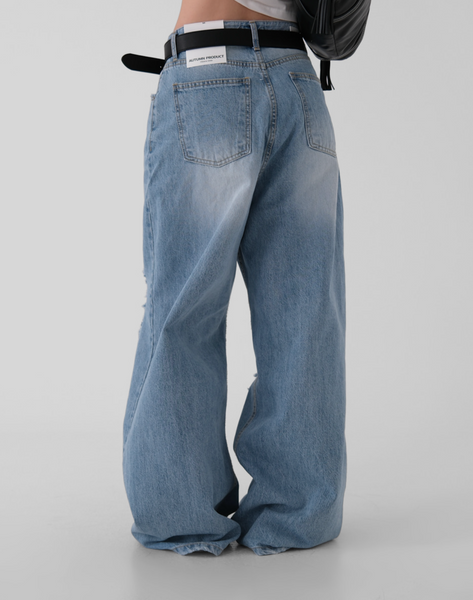 [AUTUMN] Surfer Damage Denim Pants