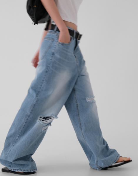 [AUTUMN] Surfer Damage Denim Pants