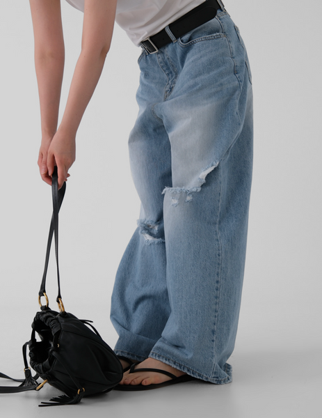 [AUTUMN] Surfer Damage Denim Pants