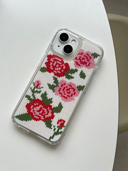 [delphin] ROSES KNIT HARD JELLY CASE