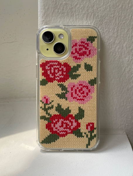 [delphin] ROSES KNIT HARD JELLY CASE