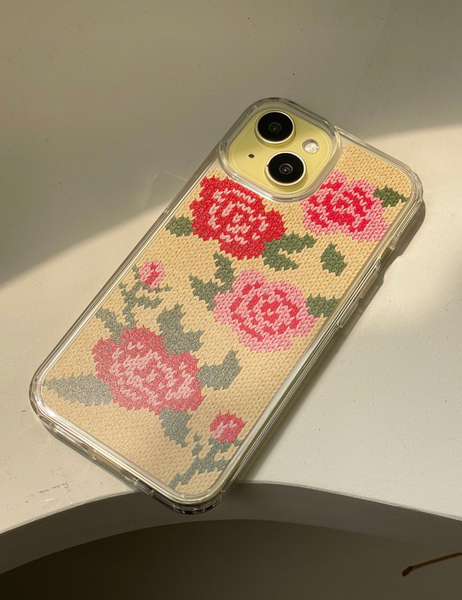 [delphin] ROSES KNIT HARD JELLY CASE