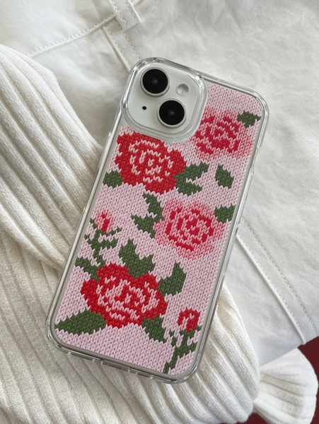 [delphin] ROSES KNIT HARD JELLY CASE