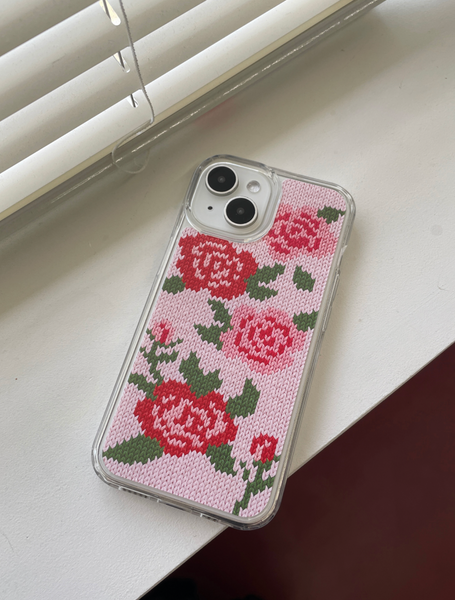 [delphin] ROSES KNIT HARD JELLY CASE