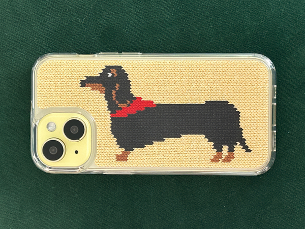 [delphin] DOGS KNIT HARD JELLY CASE