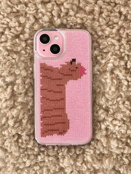 [delphin] DOGS KNIT HARD JELLY CASE