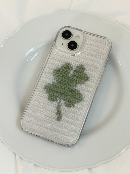 [delphin] CLOVER HARD JELLY CASE