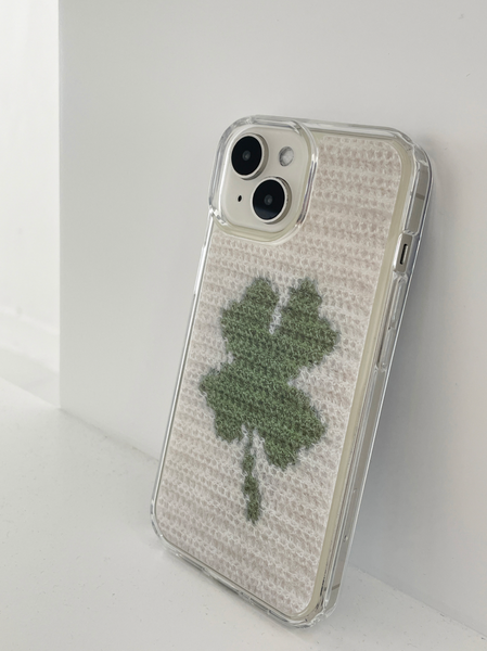 [delphin] CLOVER HARD JELLY CASE