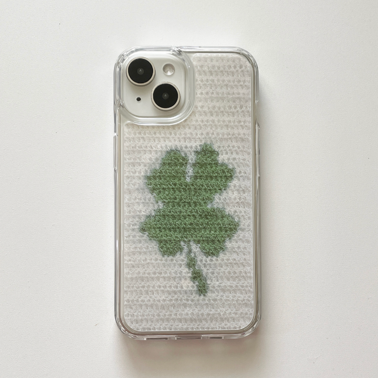 [delphin] CLOVER HARD JELLY CASE