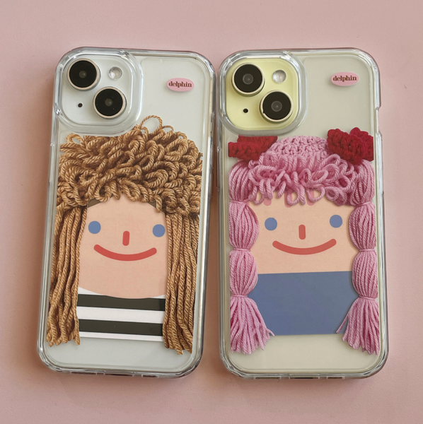 [delphin] CABBAGE DOLL FRAME JELLY CASE