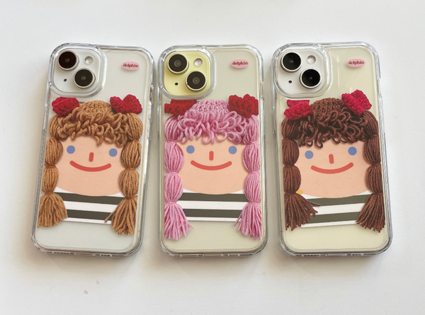 [delphin] CABBAGE DOLL FRAME JELLY CASE