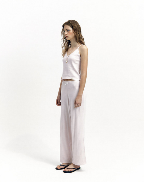 [NOIRNINE] Slip Pajama Set [PINK]