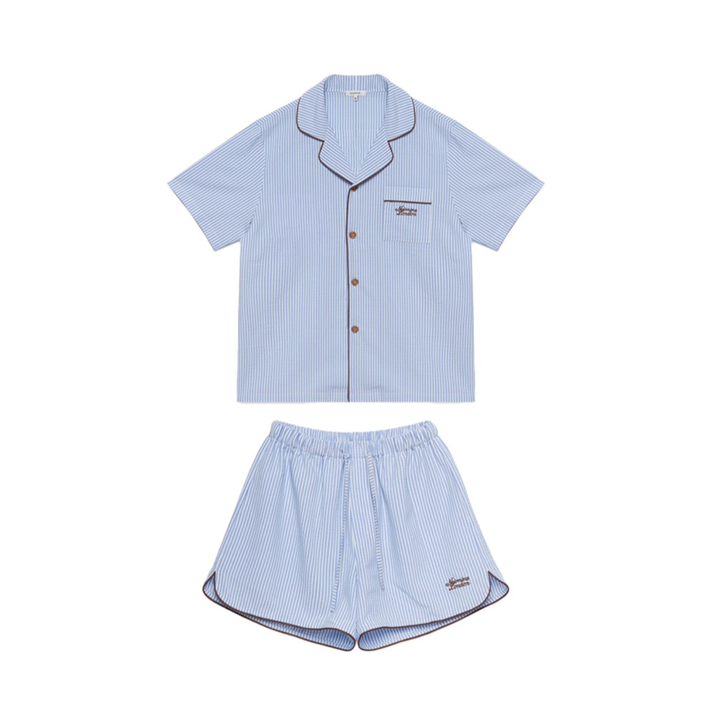 [NOIRNINE] Stripe Pajama Set [BLUE]