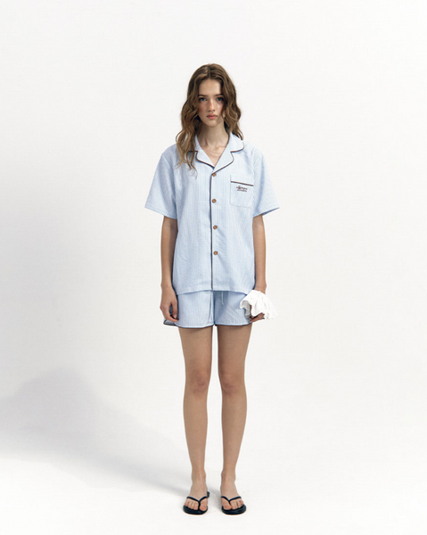 [NOIRNINE] Stripe Pajama Set [BLUE]