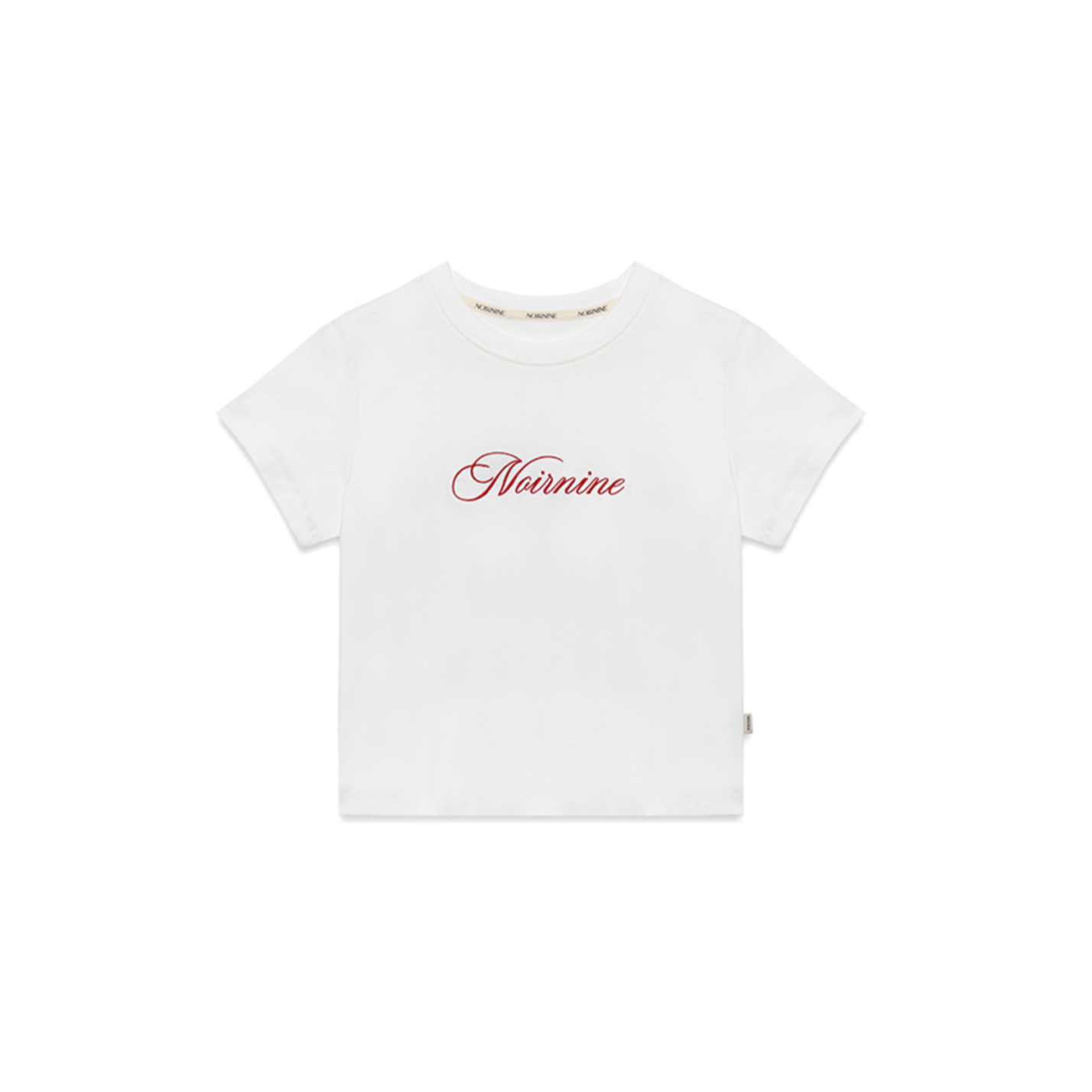 [NOIRNINE] Noir Supima Cotton T-shirts [WHITE]